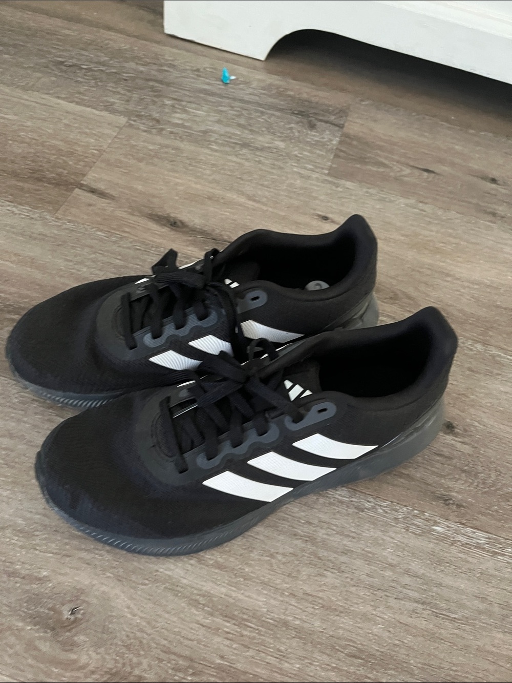 adidas Black and White Running Shoes